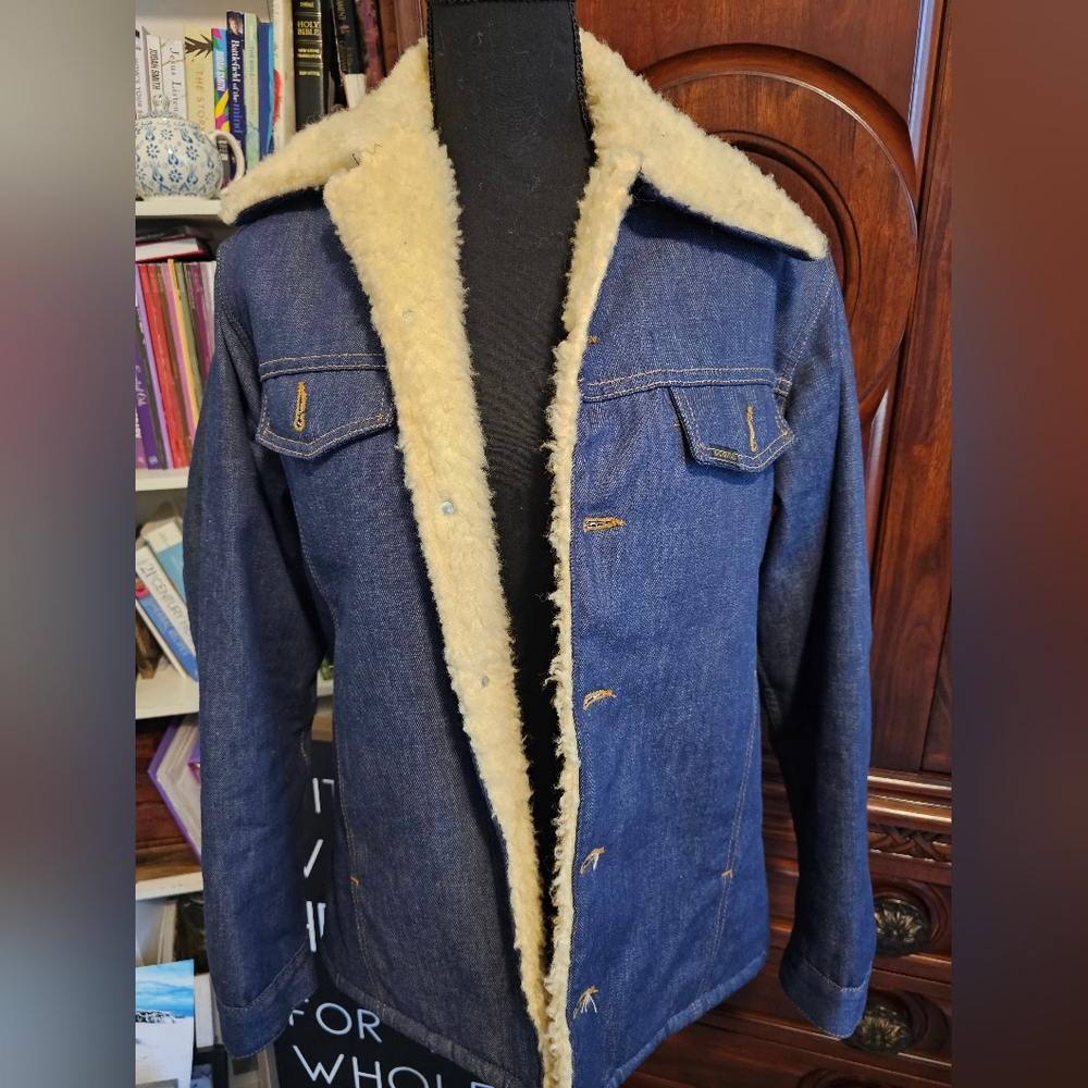 Vintage Sears Roebucks Denim Jacket 40 Tall